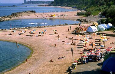 Пляж на Черном море, Румыния