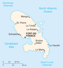 Карта Мартиника